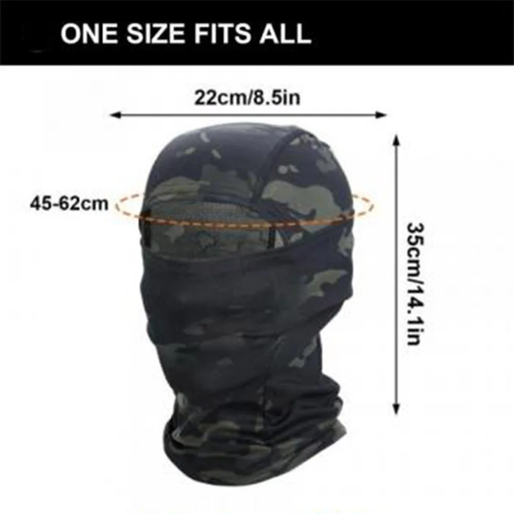 Top Trends: Camo Mask Forest Tree Print Design Skullies Beanies Hunt Breathable Mesh Balaclava Hats Bonnets Tactical Camouflage Ski Shoppable Styles - Image 6