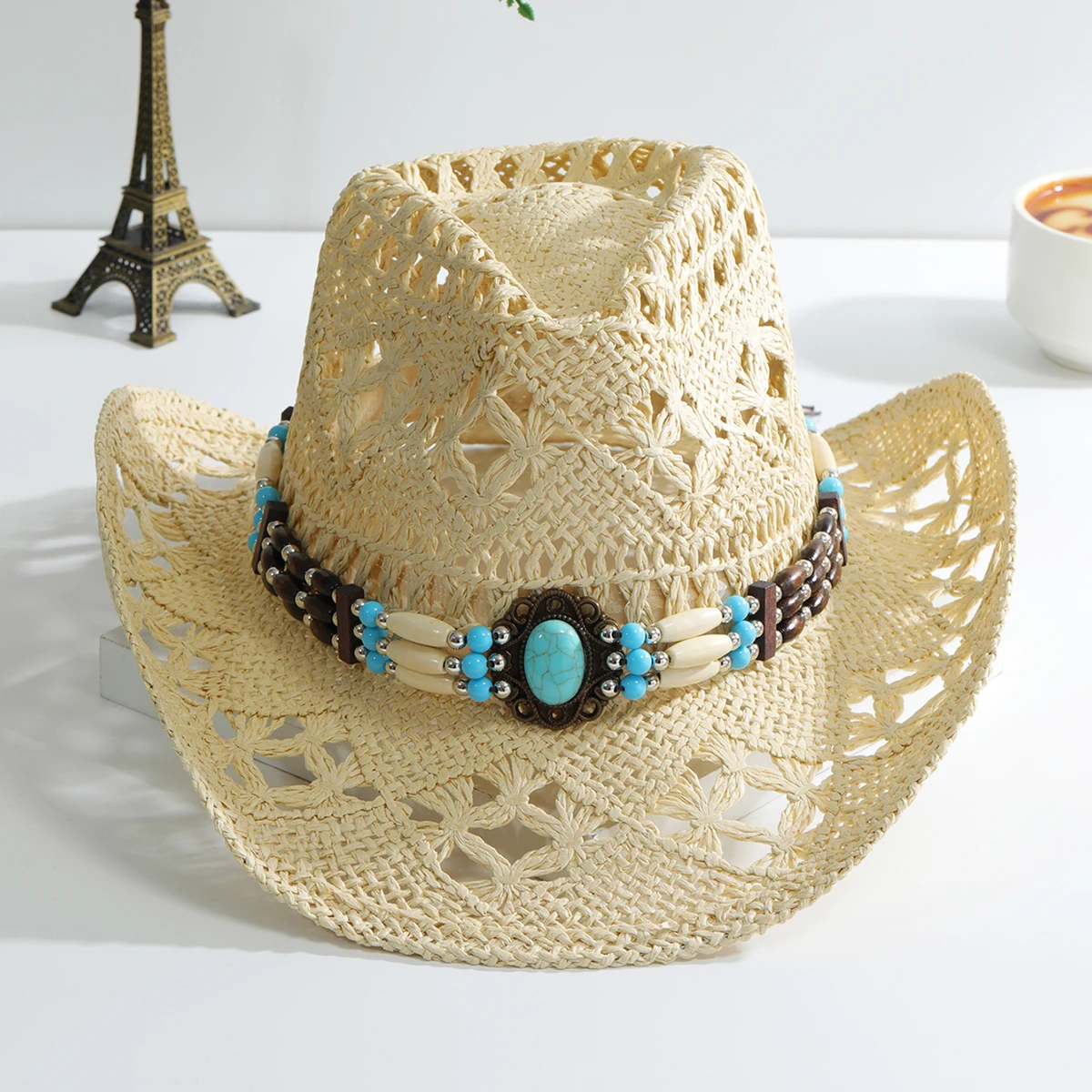 Top Trends: 1 PCS Hat Accessories Ribbon With Bohemia Beads Decoration , DIY Sun Hat Band Strap Handmade Decorative Tape Wholesale Shoppable Styles - Image 2