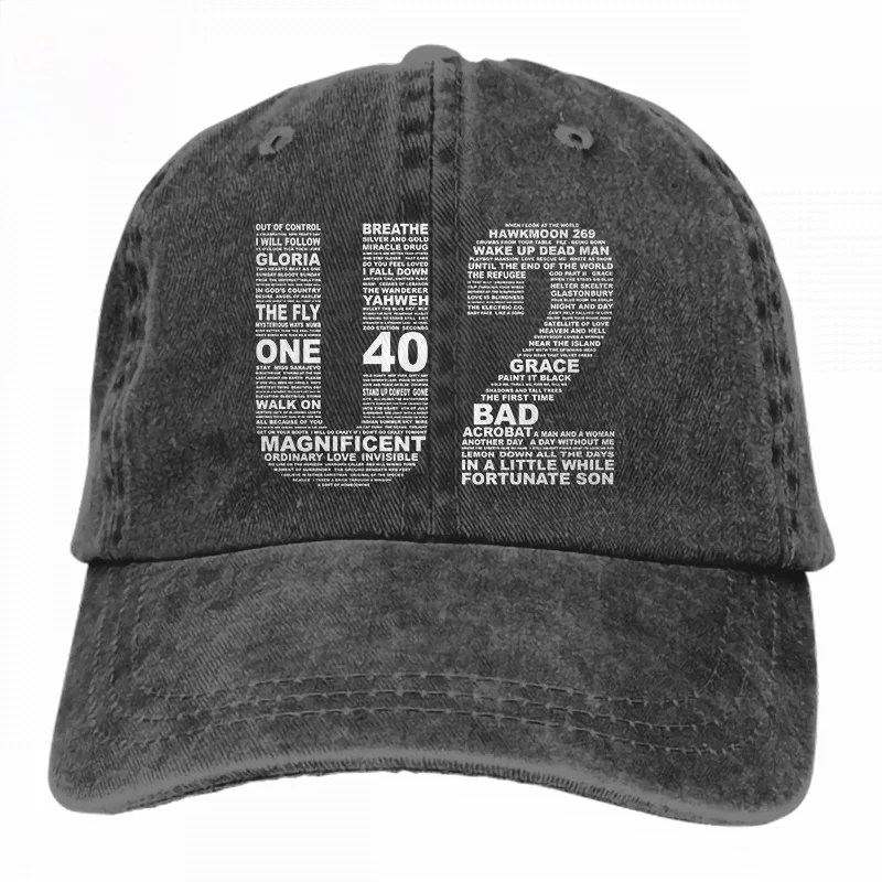 Top Trends: 2020 Best Selling U2 Band Hat Fashion Adjustable Denim Cap Baseball Cap Unisex Shoppable Styles