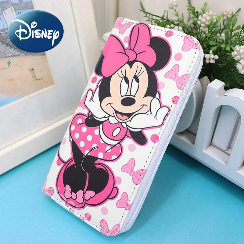 Top Trends: Disney Girl Purse Minnie Mickey Children's Coin Purse Cute Cartoon Wallet Long Wallet Women Ladies Girls Student Anime Wallets Shoppable Styles