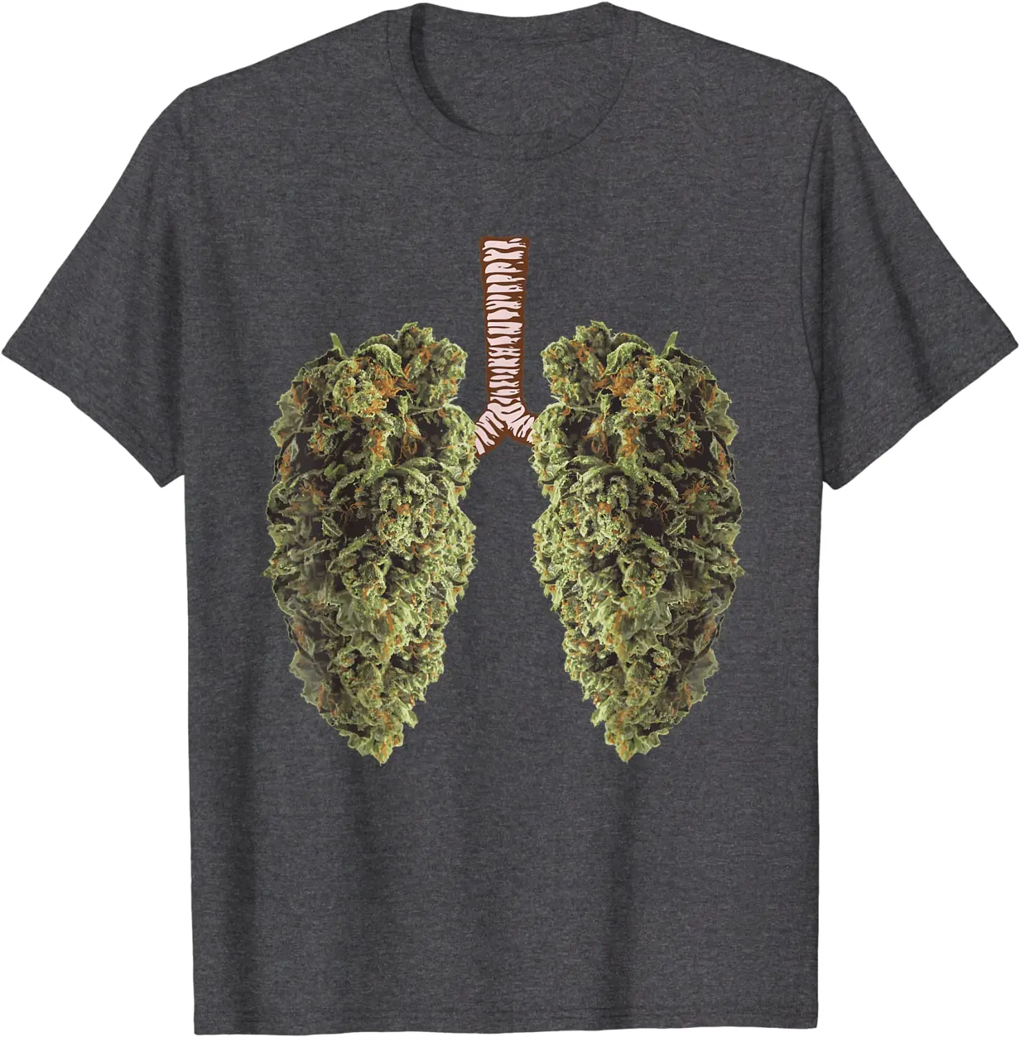 Top Trends: Funny Weed Lung Bud T-Shirt - THC Lung TShirt T-Shirt Hot Sale Student Top T-shirts Cotton Tees Printed Shoppable Styles - Image 4