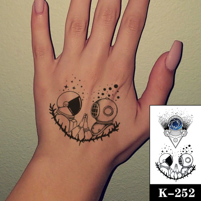 Top Trends: Waterproof Temporary Tattoo Stickere Black Hand Drawn Heart Design Body Art Fake Tattoo Flash Tattoo Wrist Ankle Female Shoppable Styles - Image 3