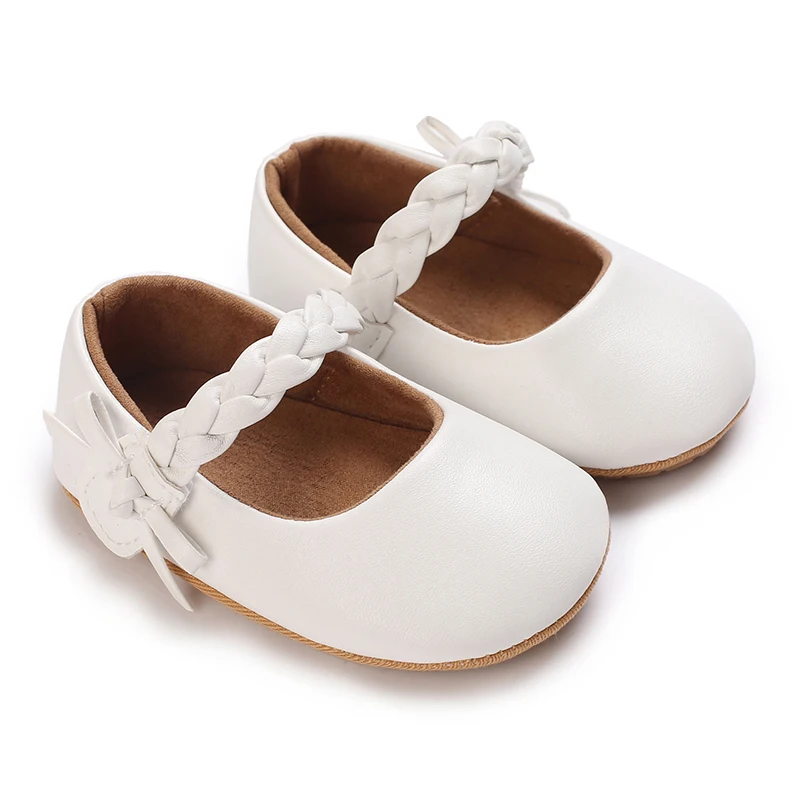 Top Trends: BwQeuewll Baby Girls Shoes Soft Sole PU Leather Cute Bow Crib Shoes Non-slip Flats Toddler Shoes For 0-18 Months Shoppable Styles