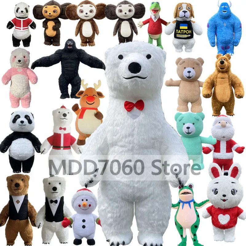 Top Trends: Polar Bear Mascot Inflatable Costume 2m / 2.6m / 3m Giant Plush Doll Cosplay Panda Shoppable Styles