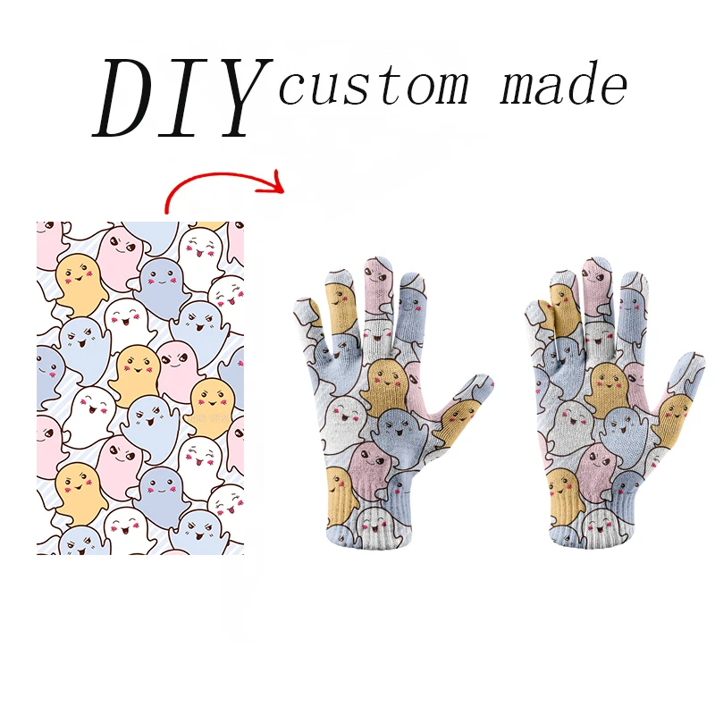 Top Trends: 3D Printing Interesting Novelty Color Gloves To Map Custom Fashion Trend Personalized Touch Screen Gloves Men Women Gifts Shoppable Styles