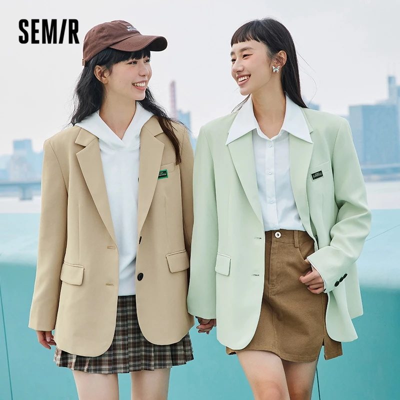 Top Trends: Semir 2023 Women Suit Spring New Trendy Cool Commuter Loose Jacket Versatile Casual Suit For Women Shoppable Styles