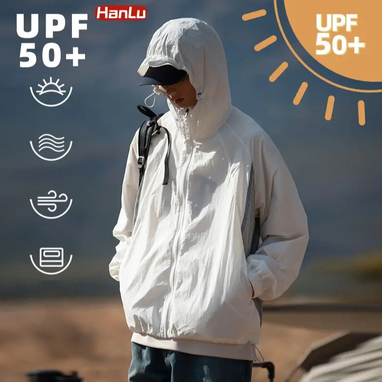 Top Trends: Unisex Quick-Dry Outdoor Breathable Thin Coats Spring Summer Hiking Fishing Climb UV Resistant Breathable Hood Suntan Clothing Shoppable Styles - Image 2