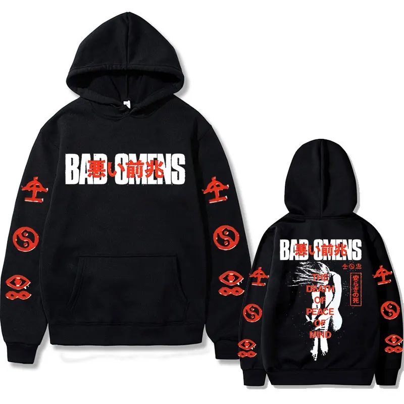 Top Trends: Bad Omens Band Tour 2023 American Music Double Sided Print Hoodies A Tour Of The Concrete Jungle Tour Hoodies Men Women Clothes Shoppable Styles