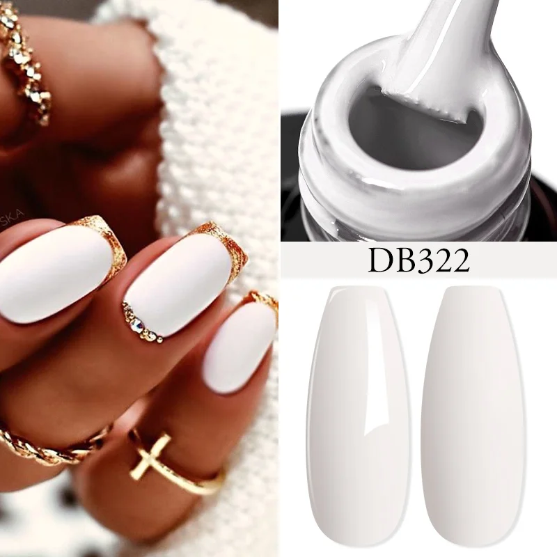 Top Trends: Mtssii 7ML Color Gel Nail Polish Semi Permanent Soak Off UV Gel Nails Nude Pink White Vernish For Manicure Nail Art Gellak Shoppable Styles