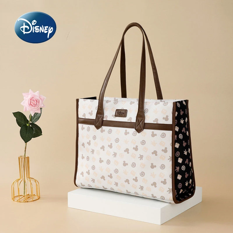 Top Trends: Disney Mickey New Diaper Bag Handbag Luxury Brand Original Baby Bag Multi Functional Baby Diaper Bag Cartoon Women&#039;s Bag Handbag Shoppable Styles