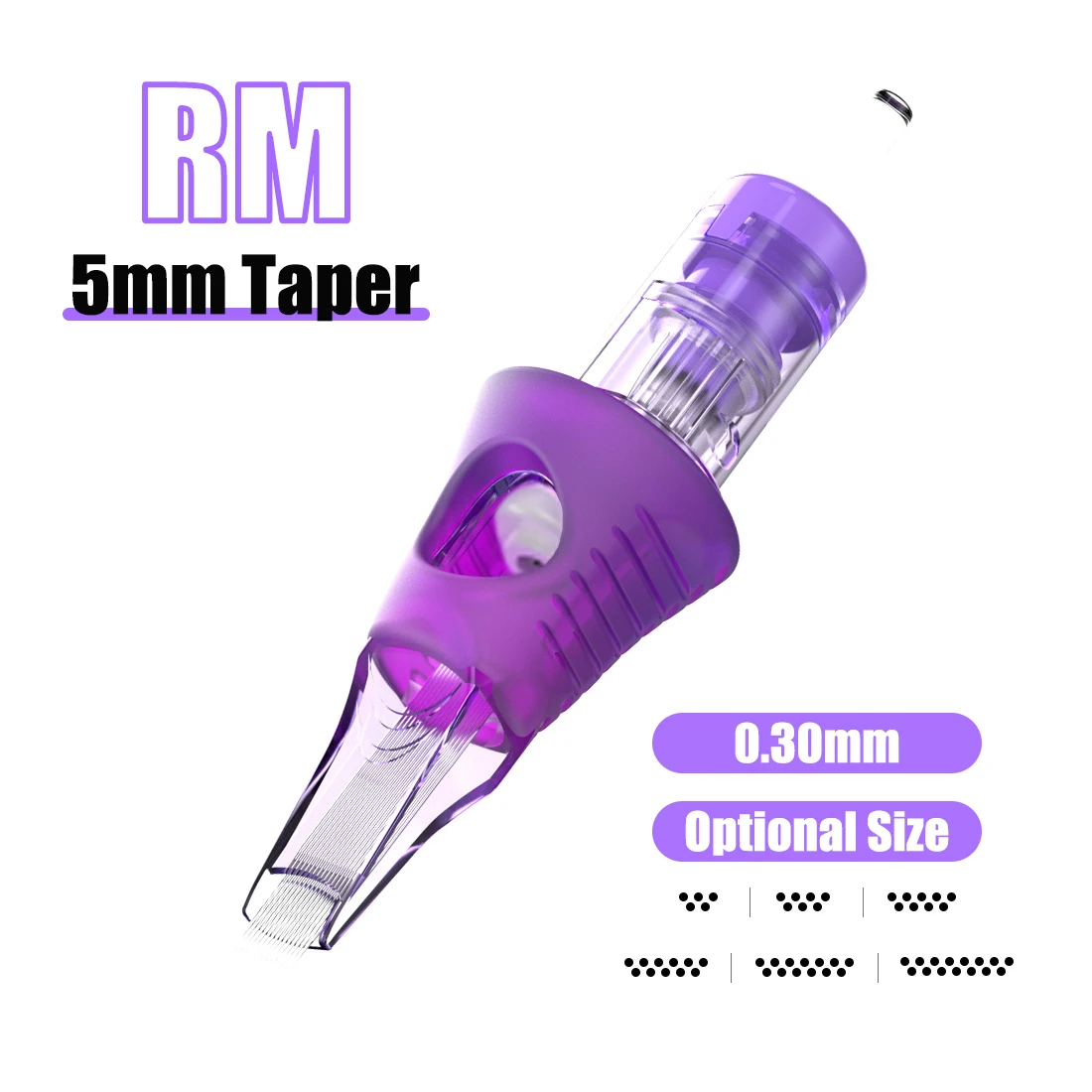 Top Trends: 5 / 7 / 9 / 11 / 13 / 15RM 0.30mm Mast Tattoo Cyber Cartridge Needles Disposable Sterilized Safety Makeup Tattoo Machines Grips 20pcs / lot Shoppable Styles