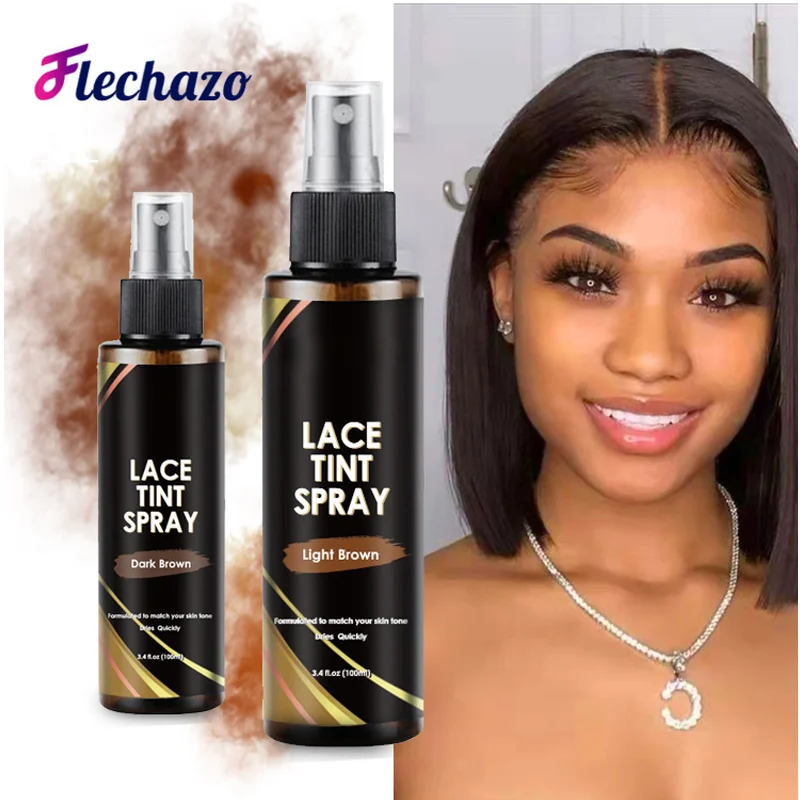 Top Trends: Skin Brown Color Lace Tint Spray 3.4FLOZ(100ml) Mousse Foam Tint To Match Your Skin Tone For Lace Wigs And Closure Frontal Shoppable Styles