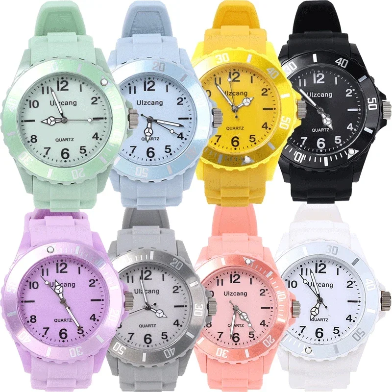 Top Trends: Candy Couple Quartz Digital Watch Fashion Fresh Women Watches Sports Electronic Wrist Clock WristWatches Reloj Mujer Clocks Shoppable Styles