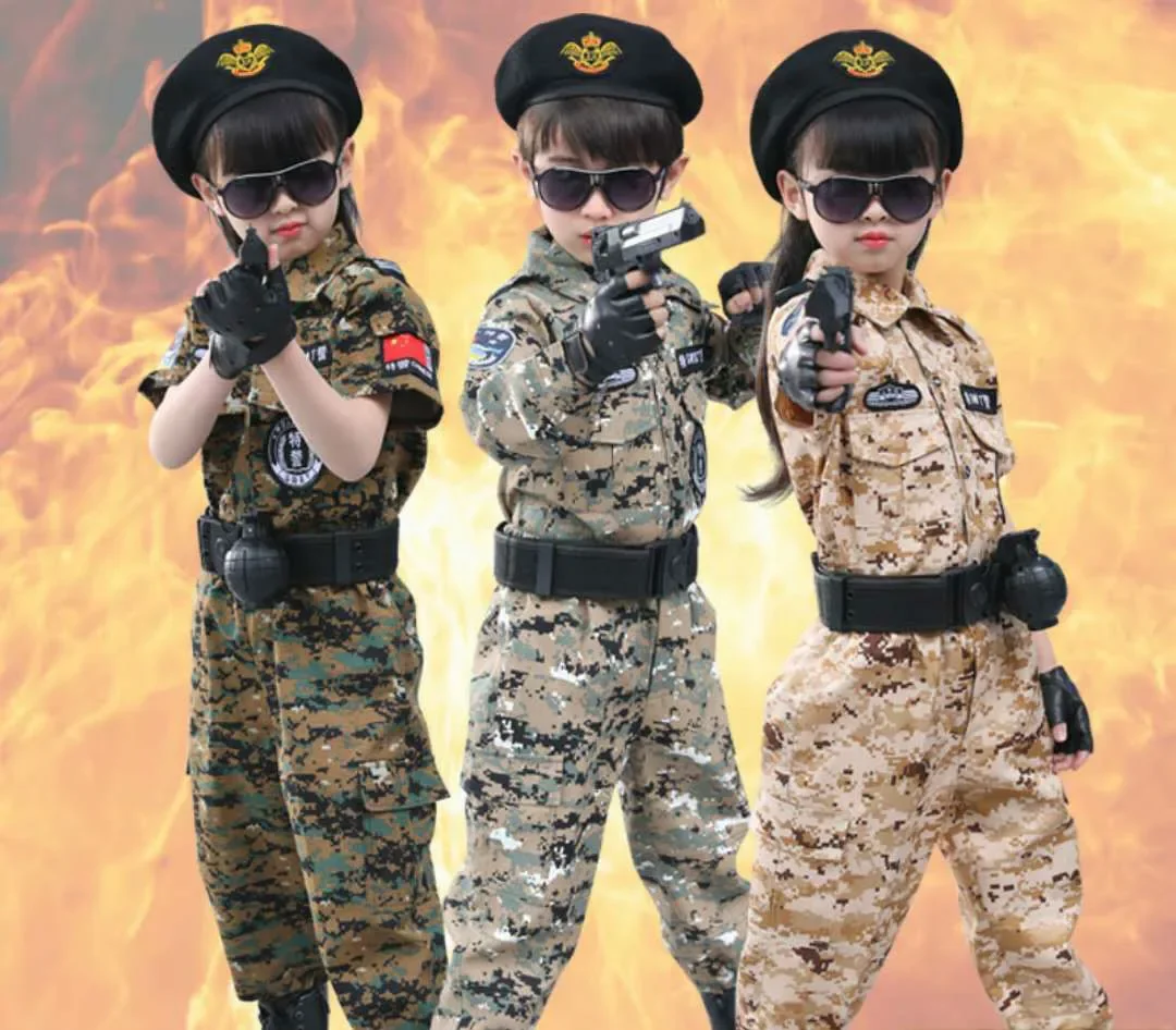 Top Trends: Children&#039;s Camouflage Uniform Girl Boy School Student Army Military Uniform Kids Scouting School Police Cosplay Costume For Show Shoppable Styles