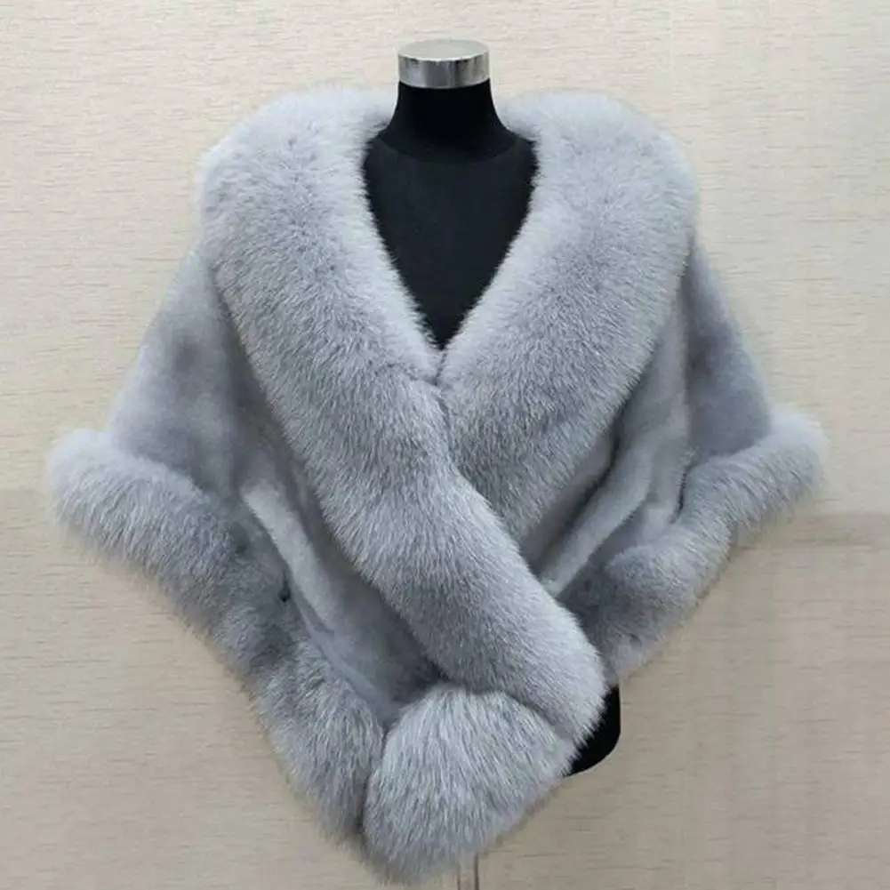 Top Trends: Rabbit Fur Women Shawl Fur Coat Jackets Evening Dress Shawl Wedding Banquet Shawl Women Jackets Dress Shawl Plush Cape Outerwear Shoppable Styles