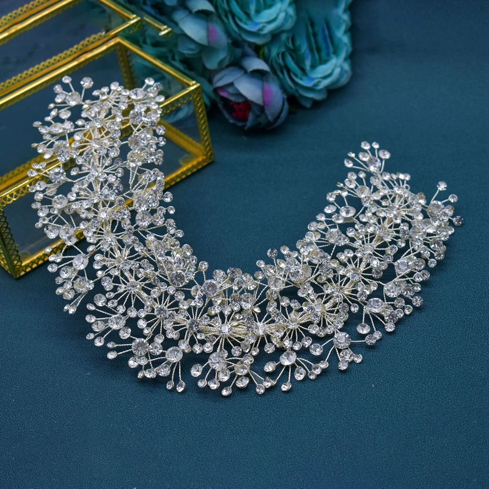 Top Trends: A107 Rhinestone Wedding Headpieces Luxury Crystal Hair Ornaments For Women Girls Bridesmaids Headdress Bride Hair Accessories Shoppable Styles