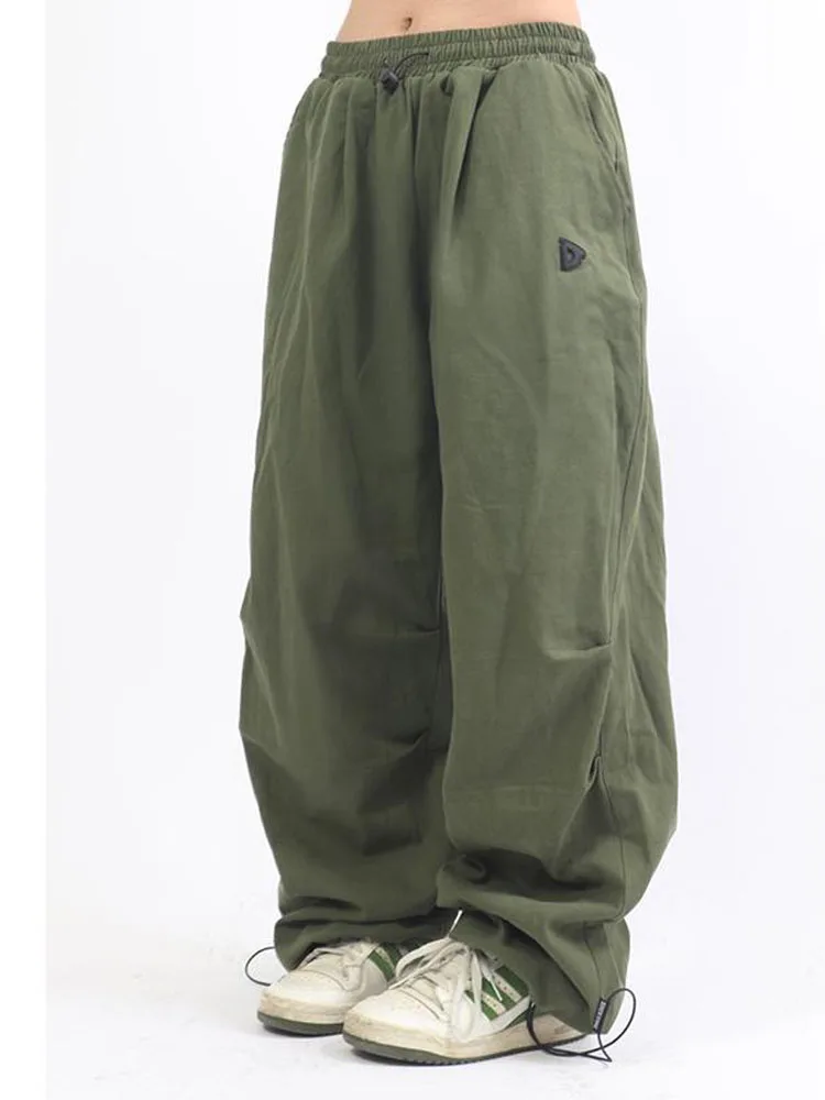 Top Trends: Y2K Women Streetwear Techwear Vintage Cargo Korean Oversized Parachute Pants Men Sweatpants Wide Leg Joggers Trousers Clothes Shoppable Styles