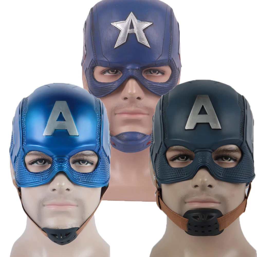 Top Trends: Civil War 3 Captain America Masks Helmet Soft PVC Latex Mask Cosplay Steven Rogers Superhero Mask Halloween Party Prop Shoppable Styles