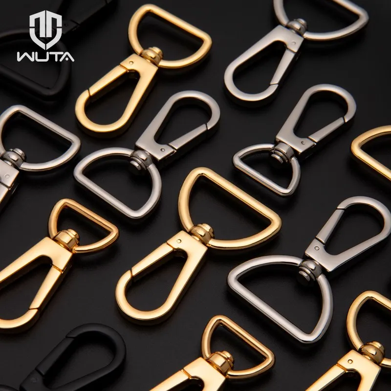 Top Trends: WUTA 1 Pcs Metal Bag Strap Spring Clip Buckles Lobster Clasp Carabiner Snap Hook DIY KeyChain Handbags Hardware Bag Accessories Shoppable Styles