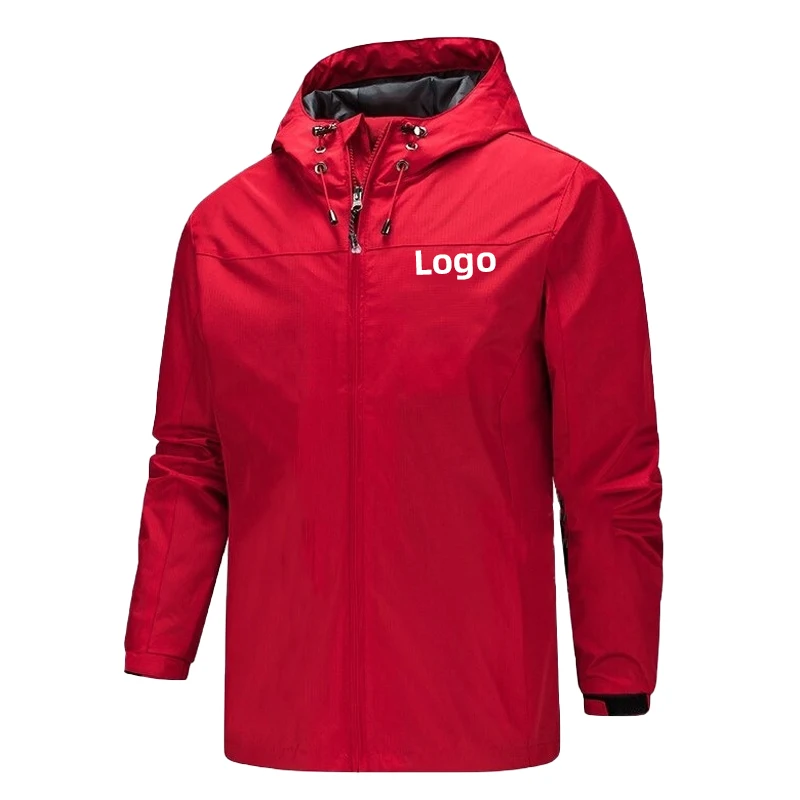 Top Trends: Customize Your Logo Jackets Waterproof Windproof Breathable Jacket Men Fashion Outdoor Mountain Jackets Training Jackets Shoppable Styles - Image 3