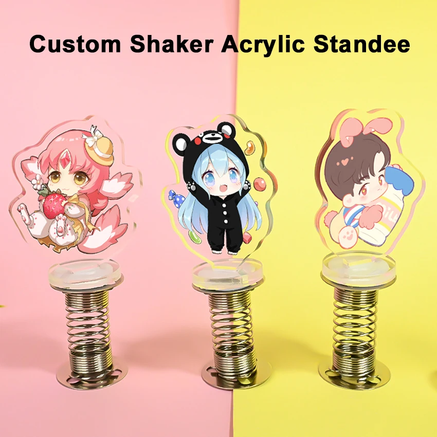 Top Trends: Custom Shaker Acrylic Standee Spring Anime Figure Genshin Impact Clear Model Plate Desk Decor Standing Sign Stand For Fans Gifts Shoppable Styles