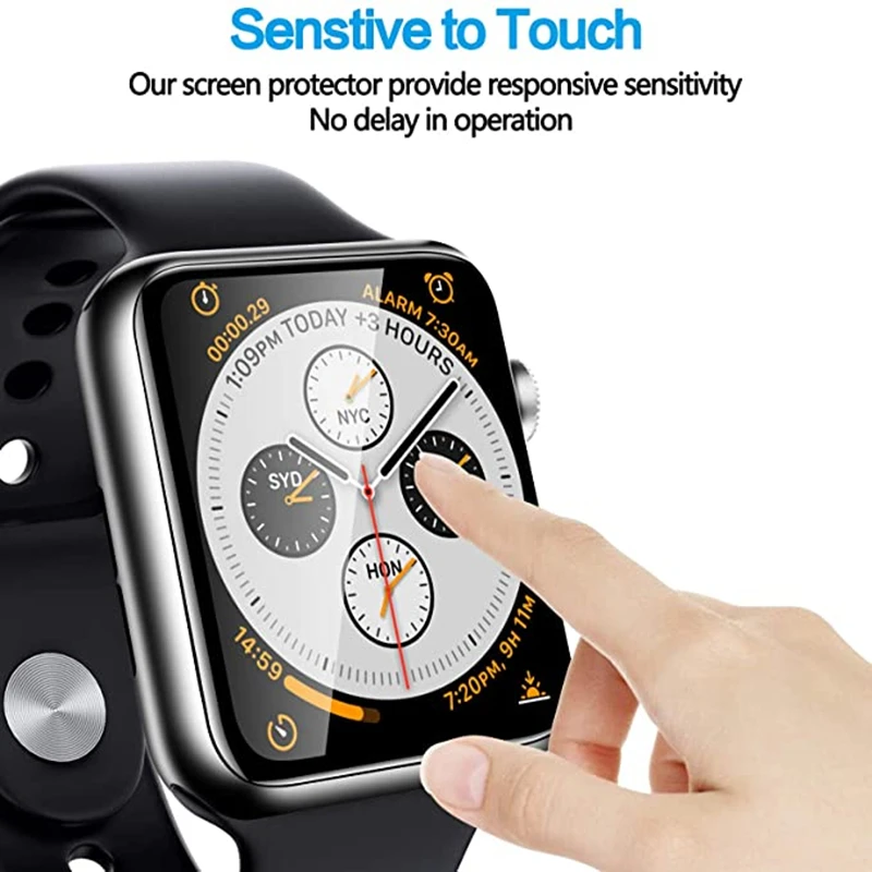 Top Trends: Screen Protector For Apple Watch Series 9 8 45mm 41mm 44mm 7 Ultra 49MM HD No Glass Full Film IWatch 6 5 4 Se 3 40mm 42mm 38mm Shoppable Styles - Image 6