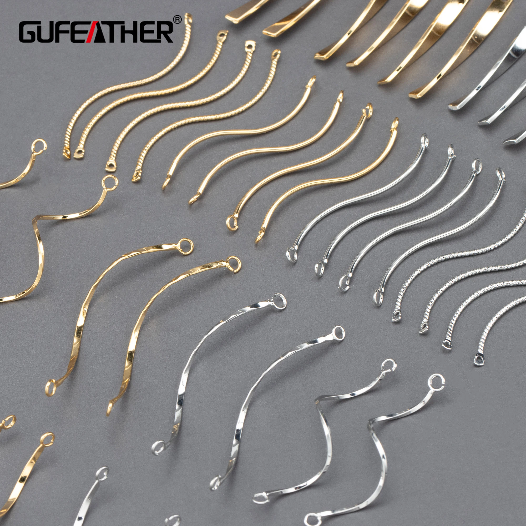 Top Trends: GUFEATHER MA82, jewelry Accessories, nickel Free, 18k Gold Rhodium Plated, copper, jewelry Making, diy Earring Accessories, 10pcs / lot Shoppable Styles