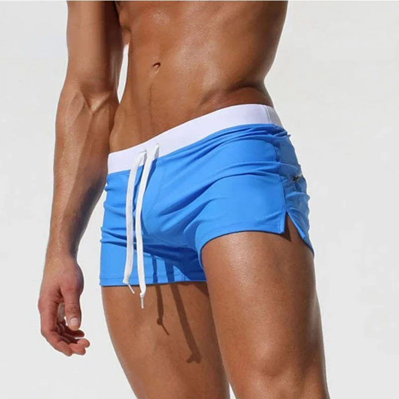 Top Trends: Summer New Quick Dry Mens Swim Shorts Summer Board Surf Swimwear Beach Short Male Running Gym Man Plus Size Trunks Shoppable Styles