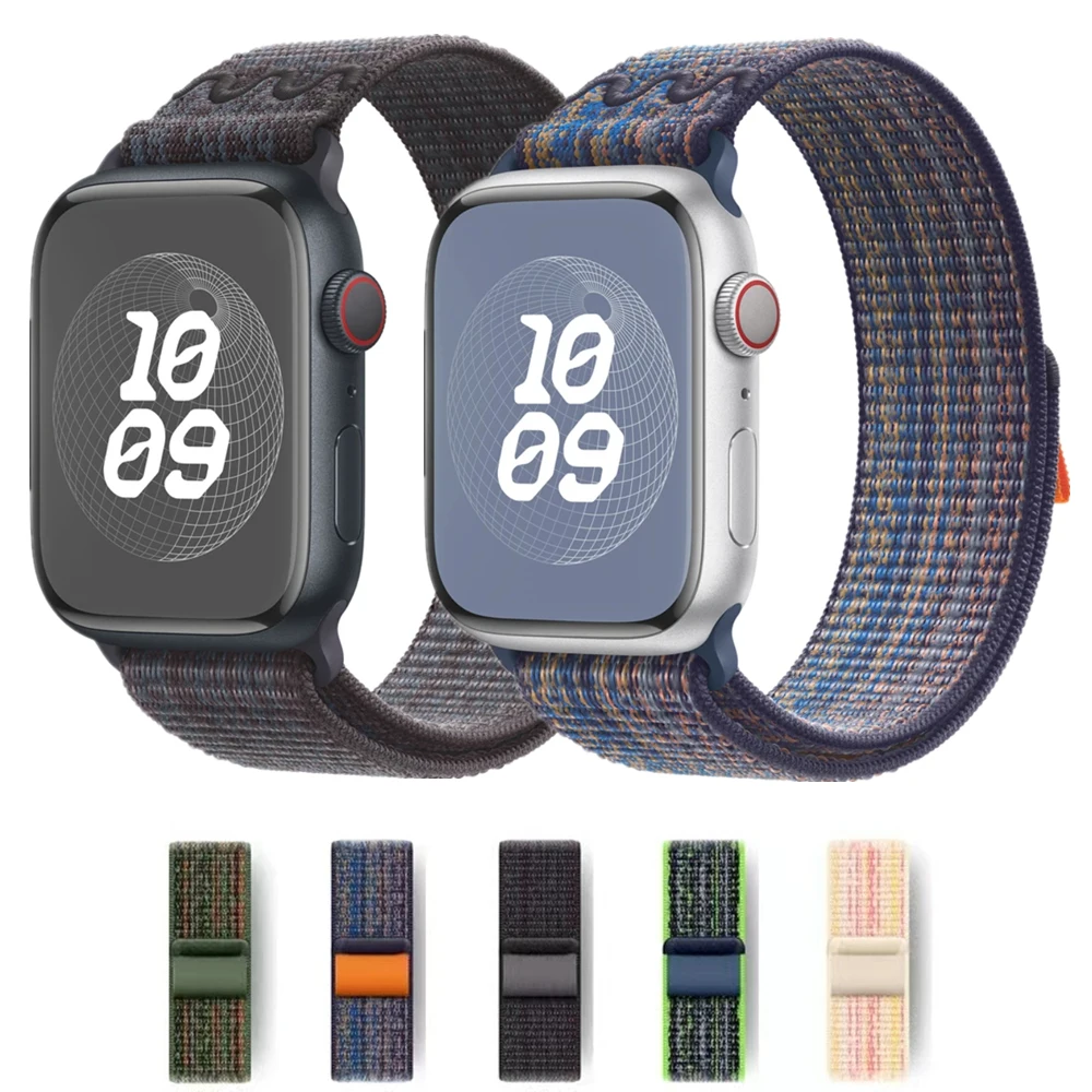 Top Trends: Nylon Sport Strap For Apple Watch Band 45mm 41mm 44mm 49mm 40mm 42 44mm For Nike Bracelet Correa Iwatch Series 9 8 Se 7 Ultra 2 Shoppable Styles