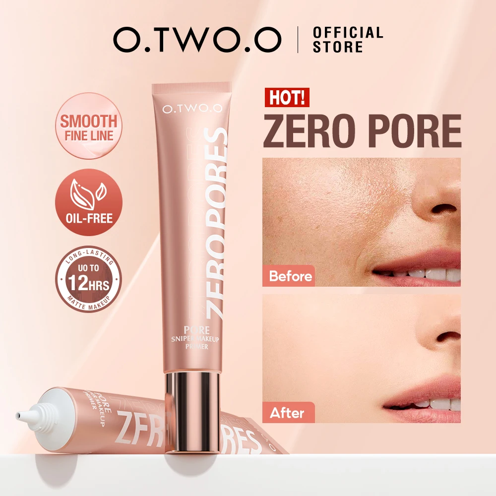 Top Trends: O.TWO.O Face Makeup Base Poreless Primer 20ml Lightweight Matte Finish Oil-Control Foundation Primer Cosmetics Shoppable Styles