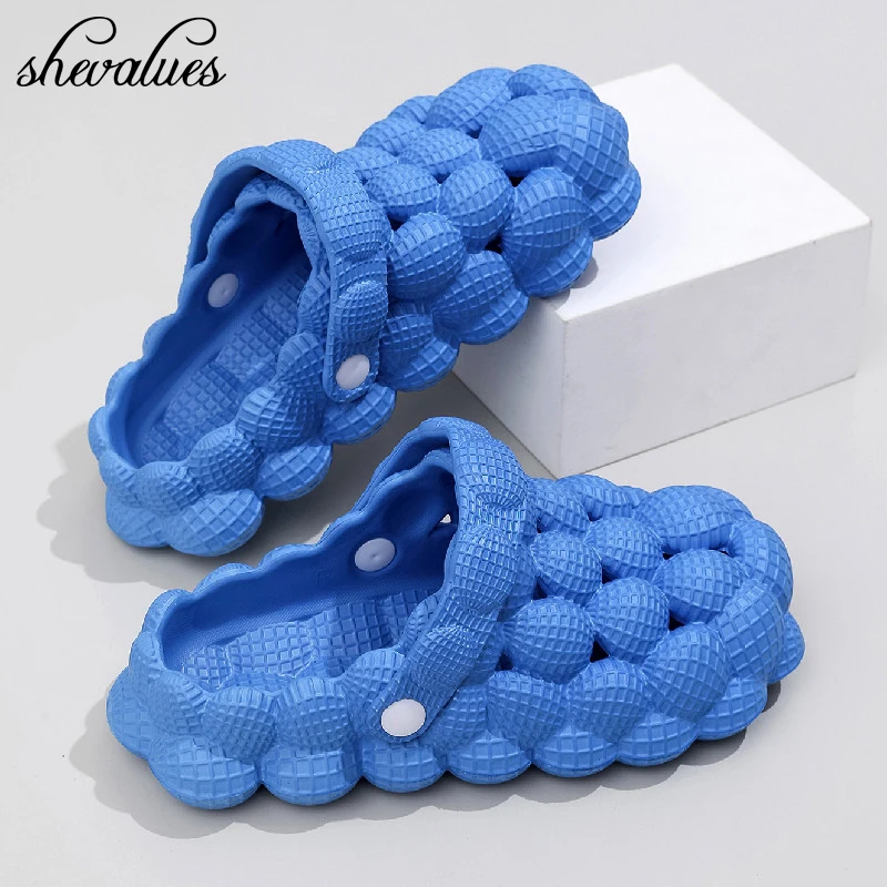 Top Trends: Shevalues Women Clogs Slippers Cute Bubble Ball Sandals Summer Indoor Massage EVA Slides Outdoor Closed Toe Fashion Beach Shoes Shoppable Styles