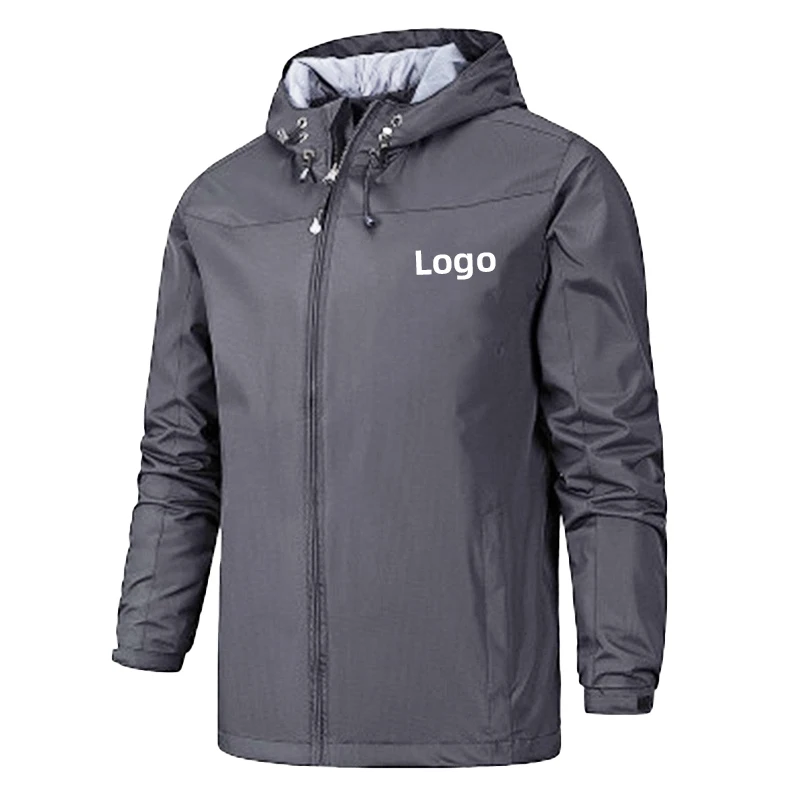 Top Trends: Customize Your Logo Jackets Waterproof Windproof Breathable Jacket Men Fashion Outdoor Mountain Jackets Training Jackets Shoppable Styles - Image 4