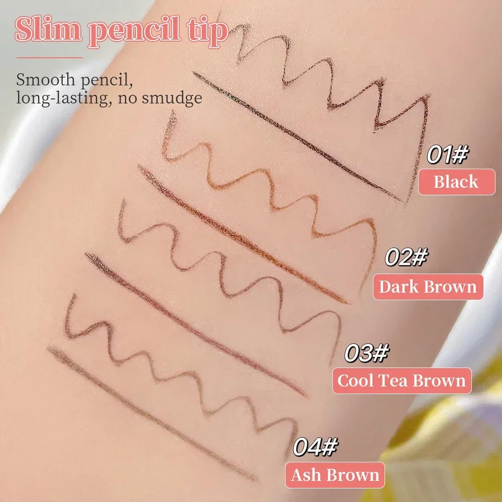 Top Trends: Eyeliner Pen Waterproof Sweat Proof Fast Drying Fine Pen Head Long-lasting Non Smudging Liquid Silkworm Laying Pen Beauty Tool Shoppable Styles - Image 4