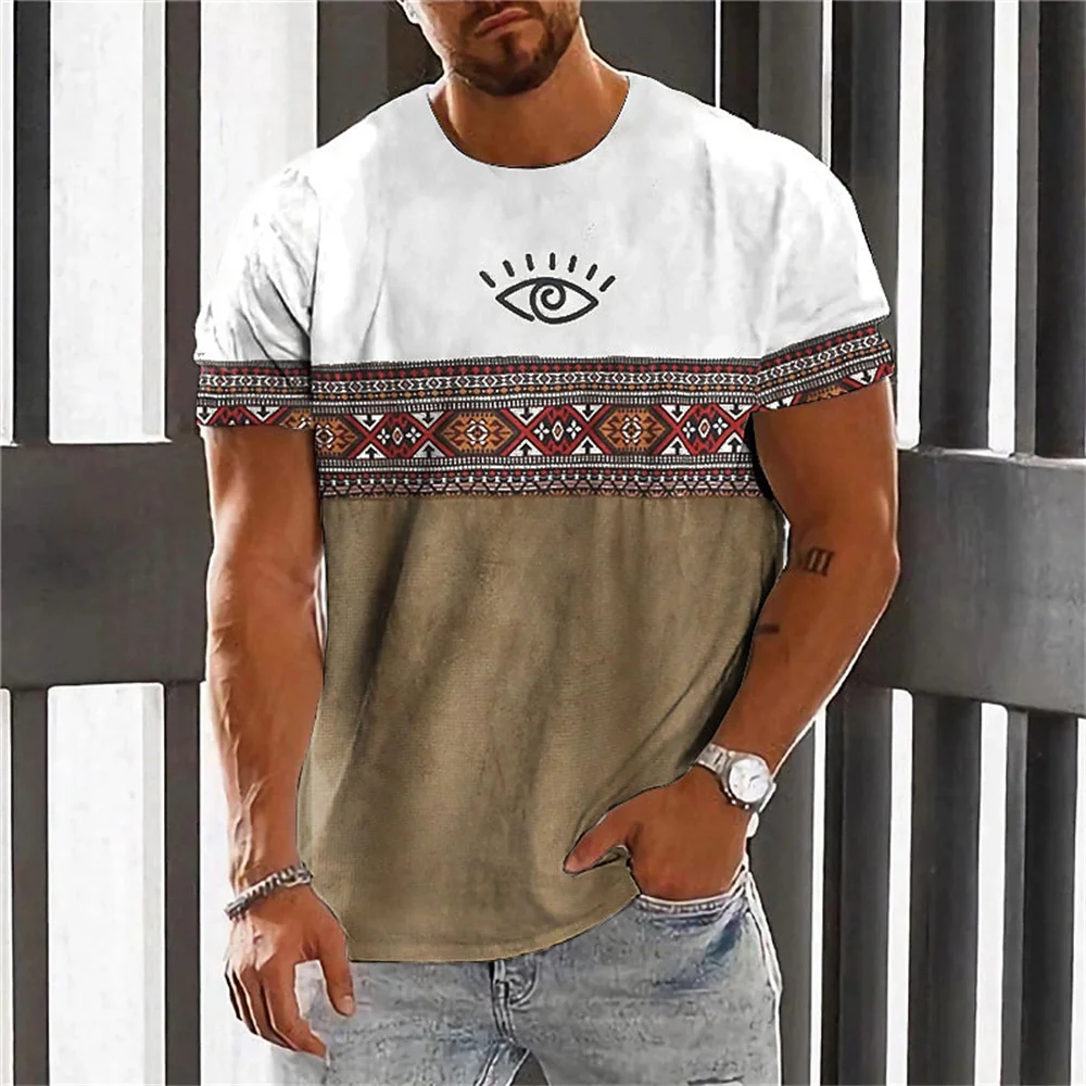 Top Trends: African Clothes For Men Dashiki T Shirt Traditional Wear Clothing Short Sleeve Casual Retro Streetwear Vintage Ethnic Style Shoppable Styles