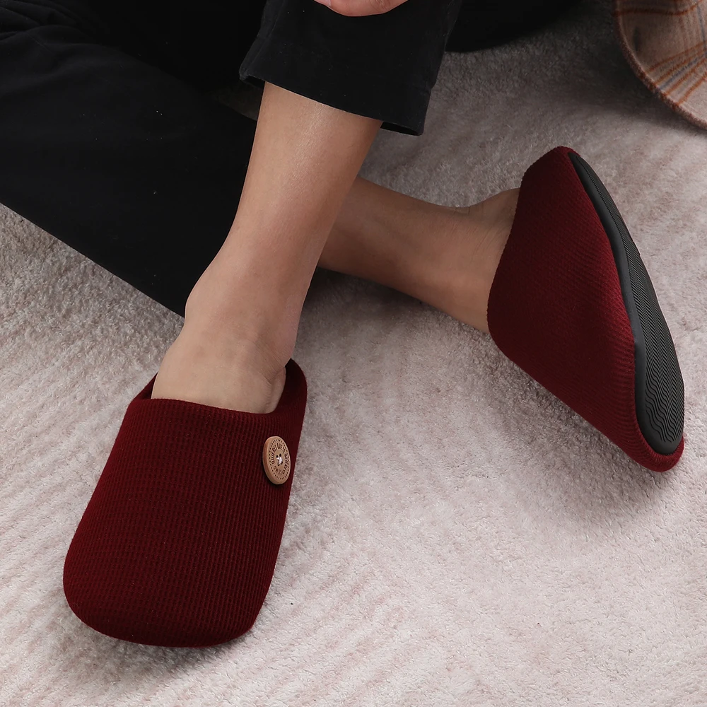 Top Trends: Comwarm Warm Cotton Slippers For Women Men Autumn And Winter Flats Soft Non-slip Fluffy Slippers Design Slides Indoor House Shoe Shoppable Styles