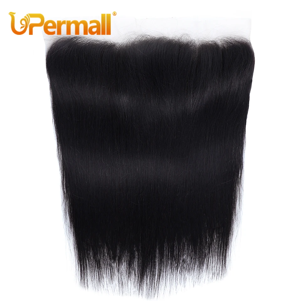 Top Trends: Upermall Pre Plucked Swiss 4x4 Lace Closure 13x4 Frontal Transparent Can Be Bleached Brazilian Human Hair Straight Body Wave Shoppable Styles