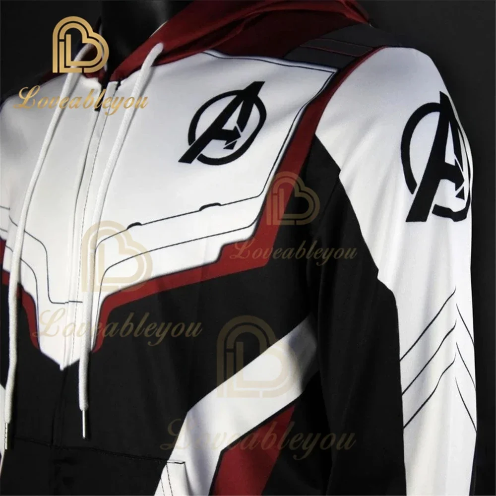 Top Trends: Mens Hoodie Endgame Quantum Realm Cosplay Costume Hoodies Men Hooded Zipper End Game Sweatshirt Jacket Shoppable Styles