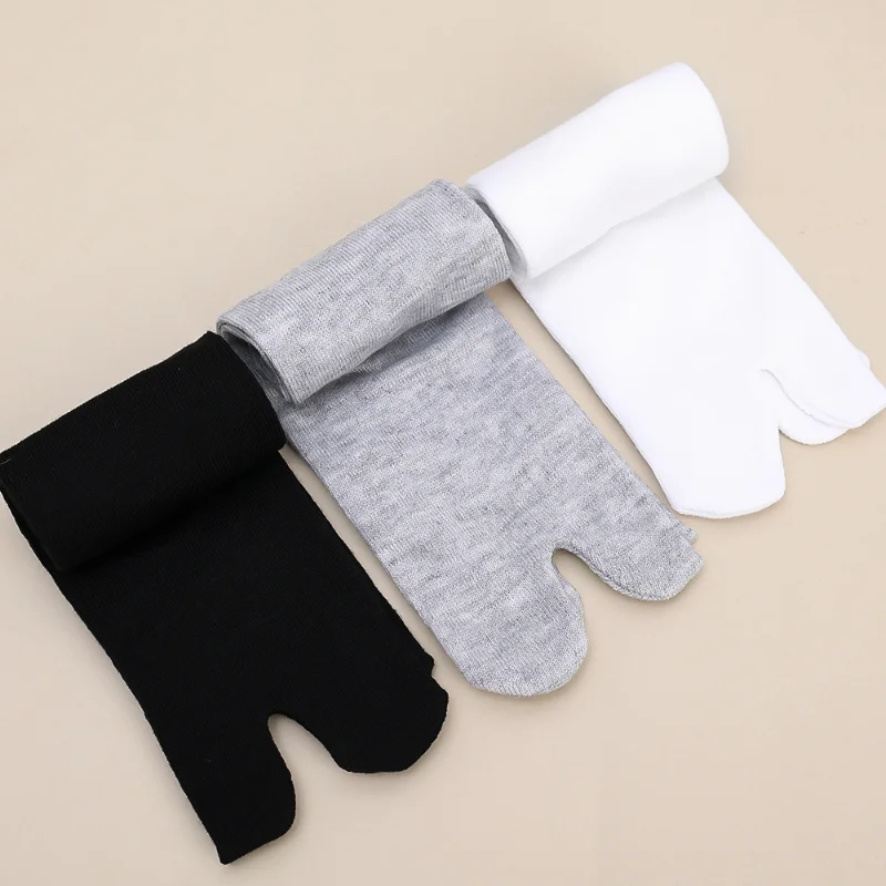 Top Trends: Fiber Two Finger Men Women Summer Socks Black Kimono Flip Flop Sandal Split Ninjia White Tabi Toe Sock New Japanese Stockings Shoppable Styles - Image 6