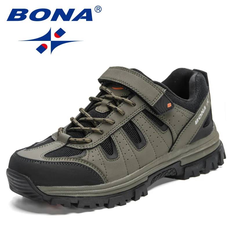 Top Trends: BONA 2023 New Designers Non-slip Climbing Shoes Wear-Resistant Hiking Shoes Man Jogging Footwear Comfy Men Outdoor Light Walking Shoppable Styles