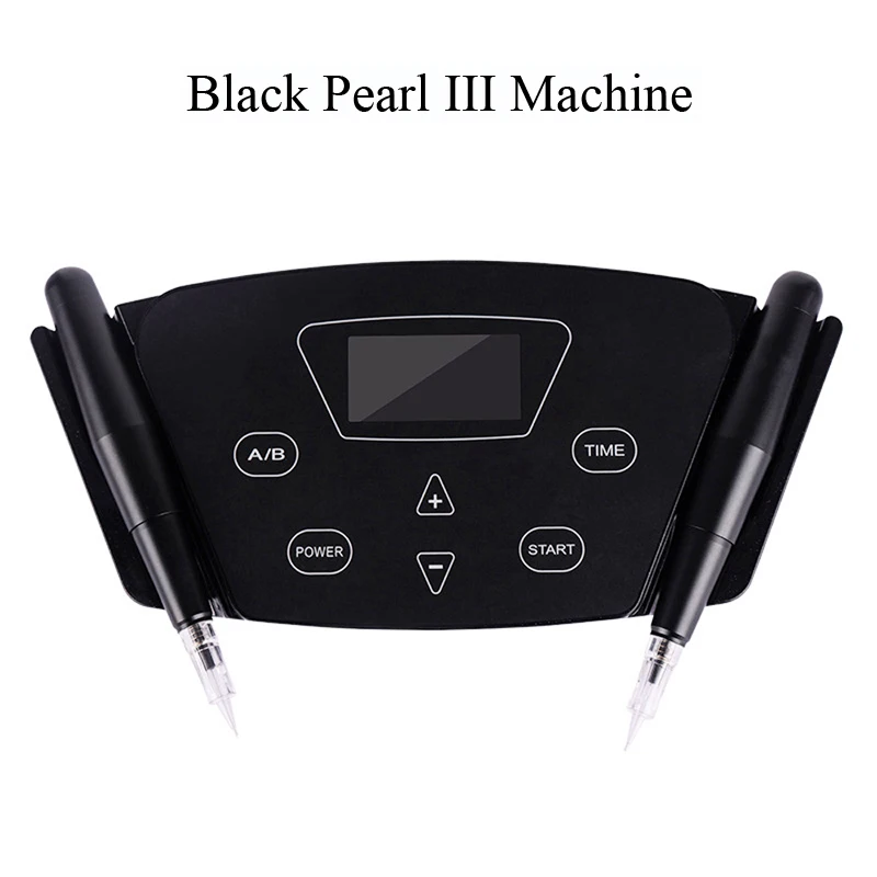 Top Trends: Black Pearl III PMU Multifunctional Permanent Makeup Tattoo Machine Kit Eyebrow Lip Eyeliner With 2Pcs Tattoo Pen Shoppable Styles