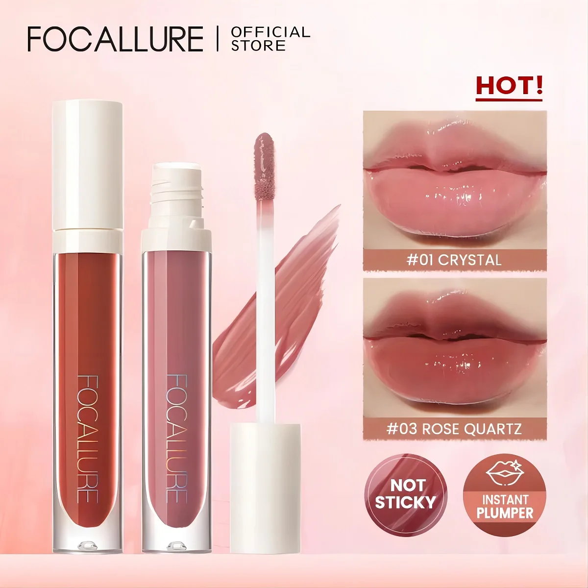 Top Trends: FOCALLURE 16 Colors Matte Liquid Lipstick Waterproof Long-lasting Moisturizing Lip Gloss Non-stick Cup Lip Tint Makeup Cosmetics Shoppable Styles