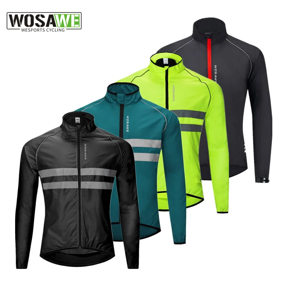 Top Trends: WOSAWE Breathable Reflective Running Jacket Water Resistant Windproof Waistcoat Windbreaker High Visibility Thin Sports Jacket Shoppable Styles