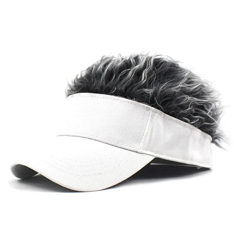 Top Trends: 2022 Baseball Cap With Spiked Hairs Wig Baseball Hat With Spiked Wigs Men Women Casual Concise Sunshade Adjustable Sun Visor Shoppable Styles - Image 5