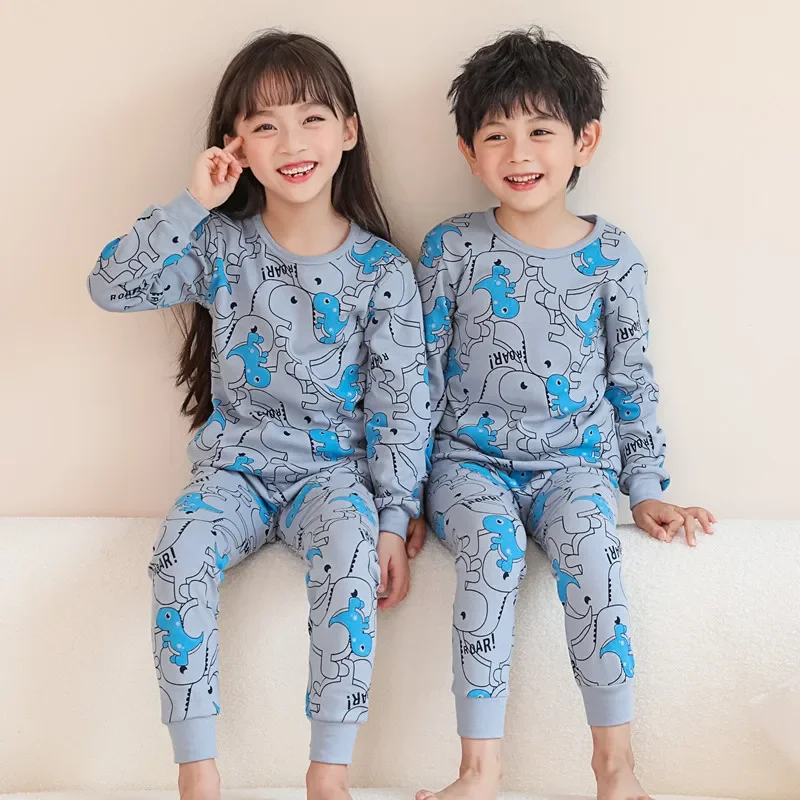 Top Trends: Autumn Cotton Boys Sleepwear Kids Pyjamas Children Baby Girls Pajamas Unicorn Cartoon Clothes Suits Nightwear Pijama Infantil Shoppable Styles - Image 3