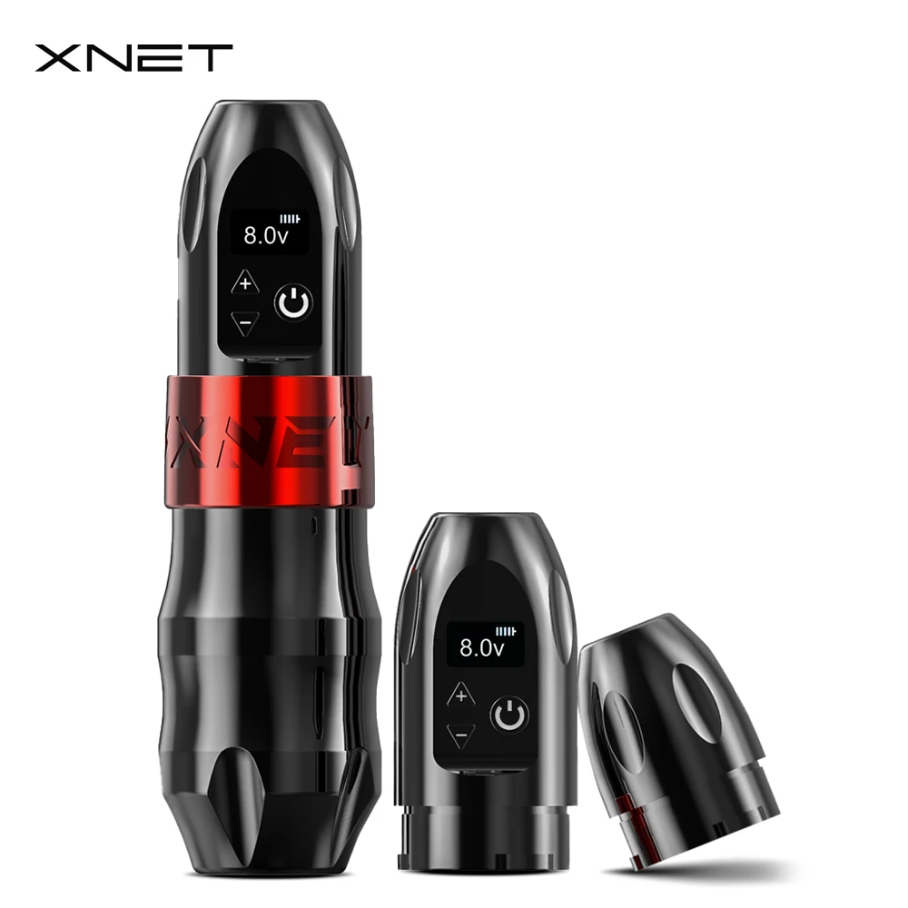 Top Trends: XNET Titan Wireless Tattoo Machine Battery Pen Powerful Coreless Motor LCD Digital Display For Body Painting Permanent Makeup Shoppable Styles