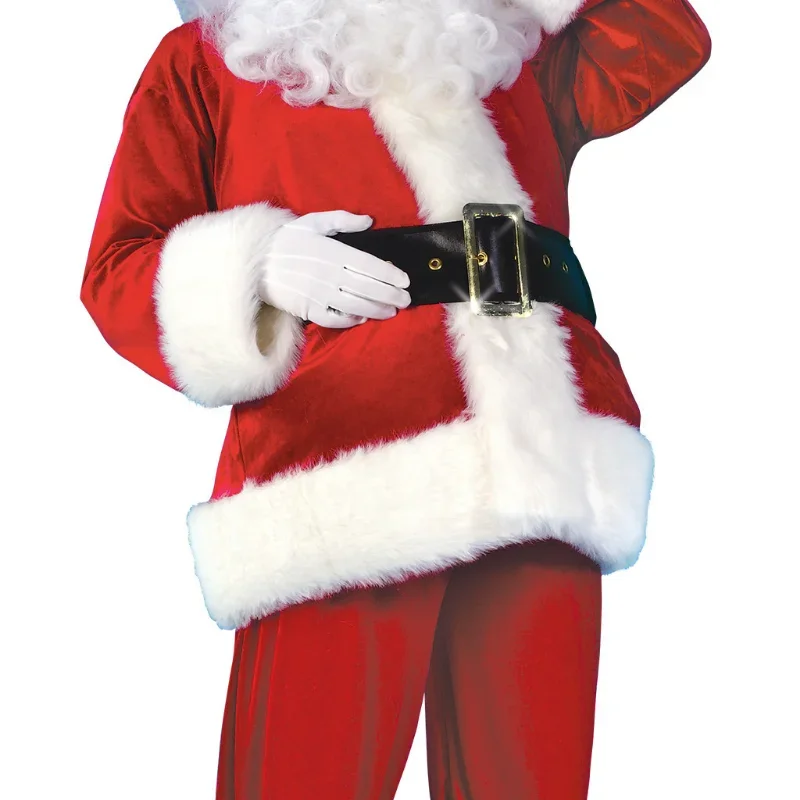 Top Trends: Santa Claus Chiristmas Cosplay Costume Christmas New Year Men Costumes Deluxe Classic Adults Set Carnival Party RolePlay Suits Shoppable Styles - Image 5