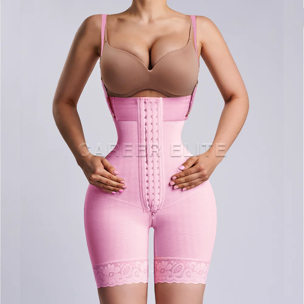 Top Trends: Fajas Colombianas Women Body Hourglass Girdle Tummy Control Underwear With Butt Lifting Effect Postpartum Body Shaping Stage 2 Shoppable Styles