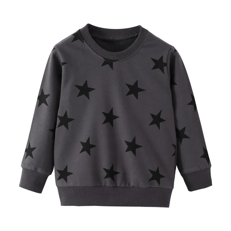 Top Trends: Jumping Meters Autumn Winter Children's Sweatshirts With Stars Print Hot Selling Boys Hooded Shirts Kids Clothes Tops Shoppable Styles