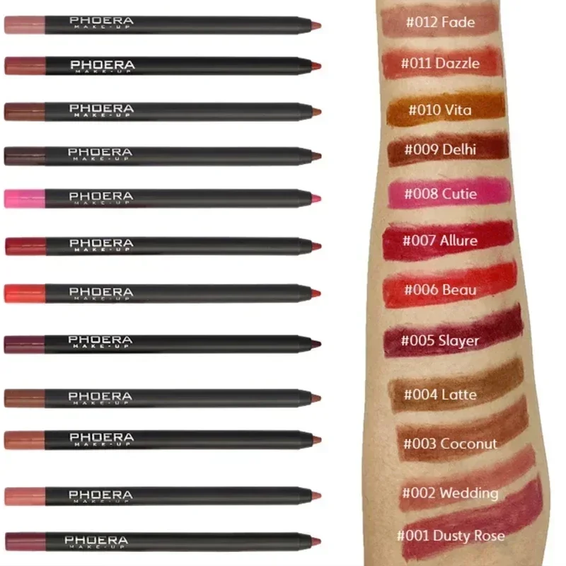 Top Trends: Lasting Nude Brown Lip Liner Pen Matte Lipstick Pen Waterproof Lips Makeup Women Sexy Red Non-stick Cup Lips Contour Cosmetics Shoppable Styles - Image 5