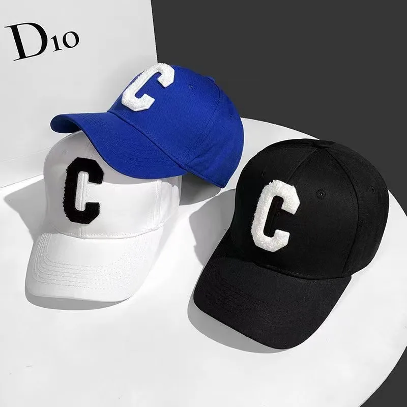 Top Trends: New Fashion Baseball Cap For Women And Men Cotton Soft Top Hats Embroidery Letter C Summer Sun Caps Casual Snapback Hat Kpop Shoppable Styles